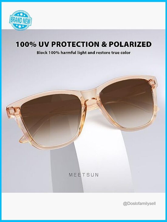 Polarized Retro Sunglasses UV400 Protection Trendy Classic Wrap Around Style main image 6